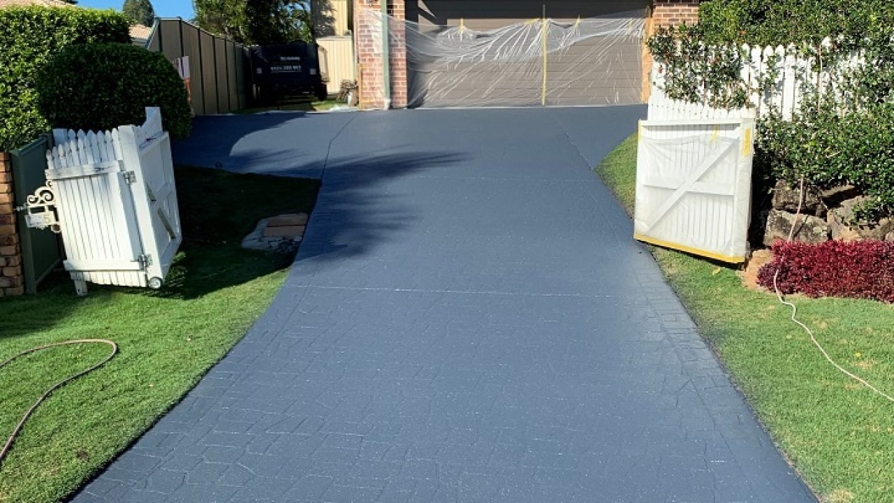 Concrete Driveway Paint How To Paint Concrete Driveway