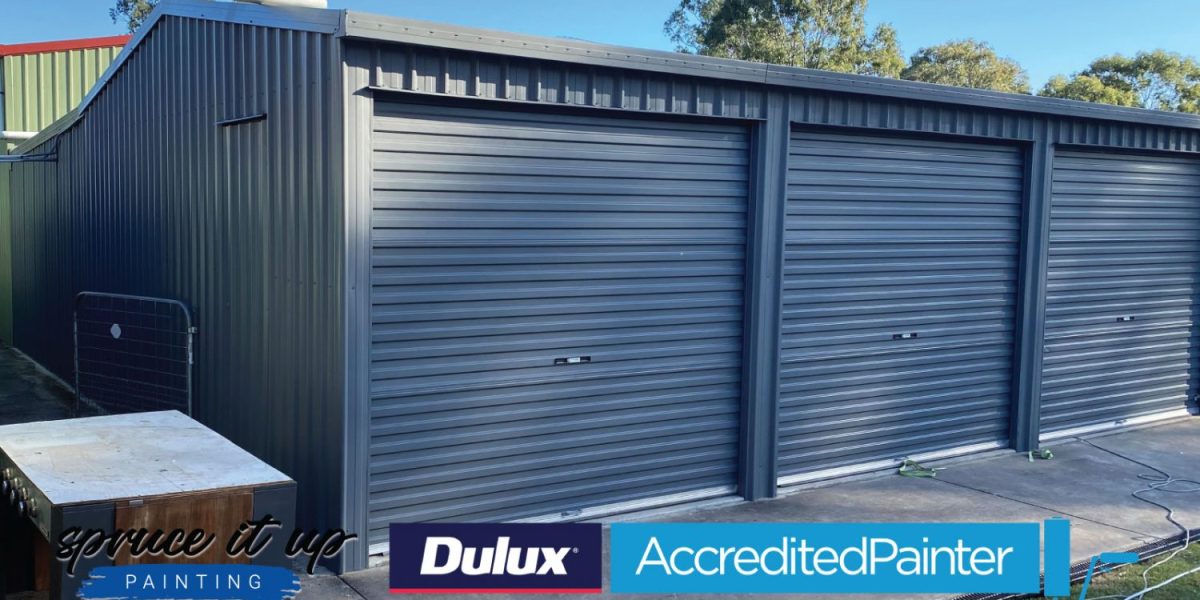 Garage & Shed Painting Project by Spruce It Up Painting