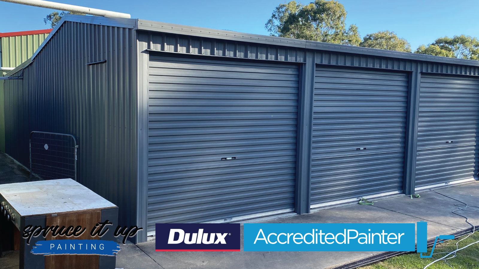 Spruce-It-Up-Painting-Garage-Painting-After-2 Garage & Shed Painting Project by Spruce It Up Painting based on the Gold Coast & in Brisbane | Call Cass and the team NOW 0435 767 723